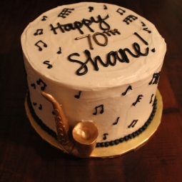 70th Birthday Cake for a Polka Band member! So fun!